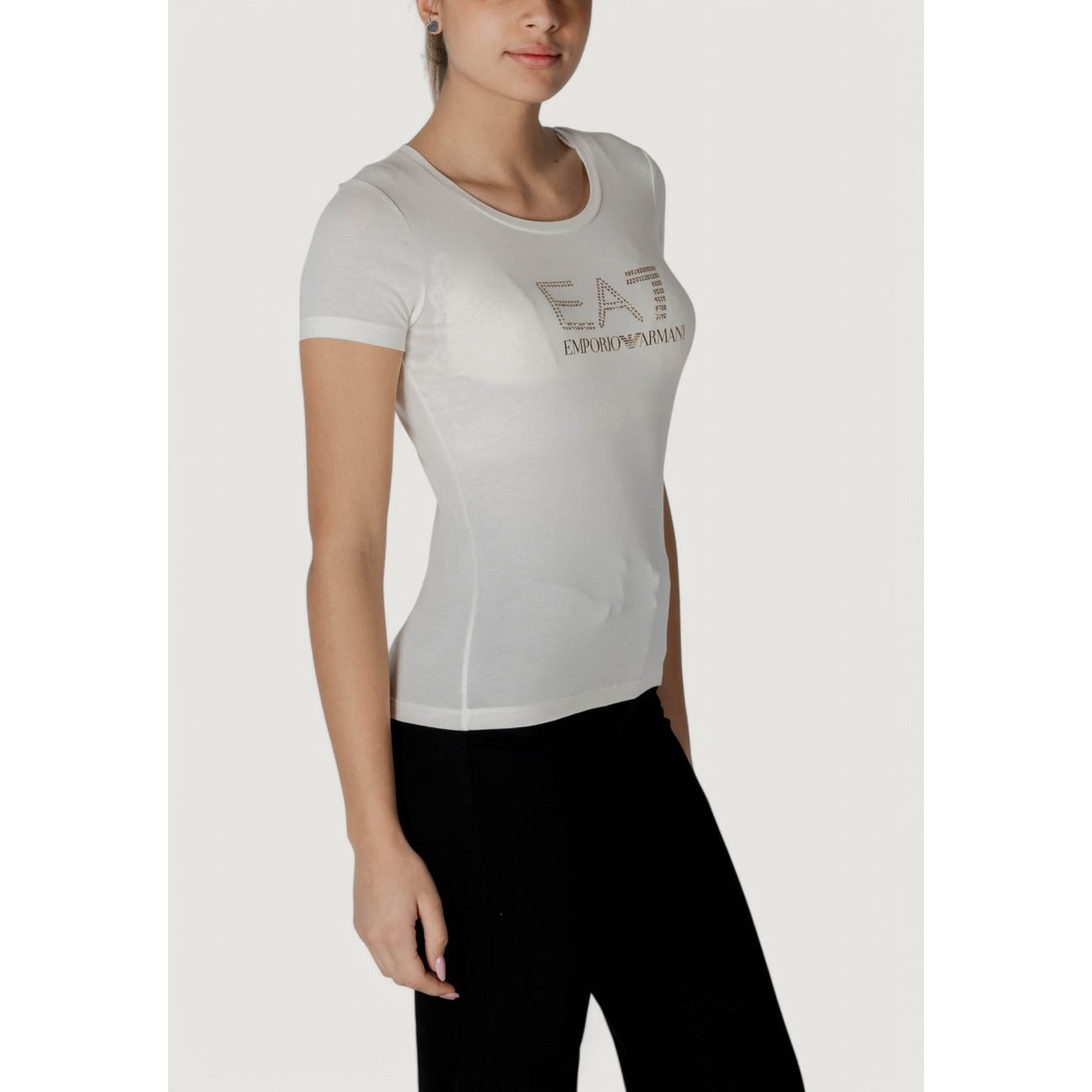 Ea7 T-shirt Dames Wit #2412485