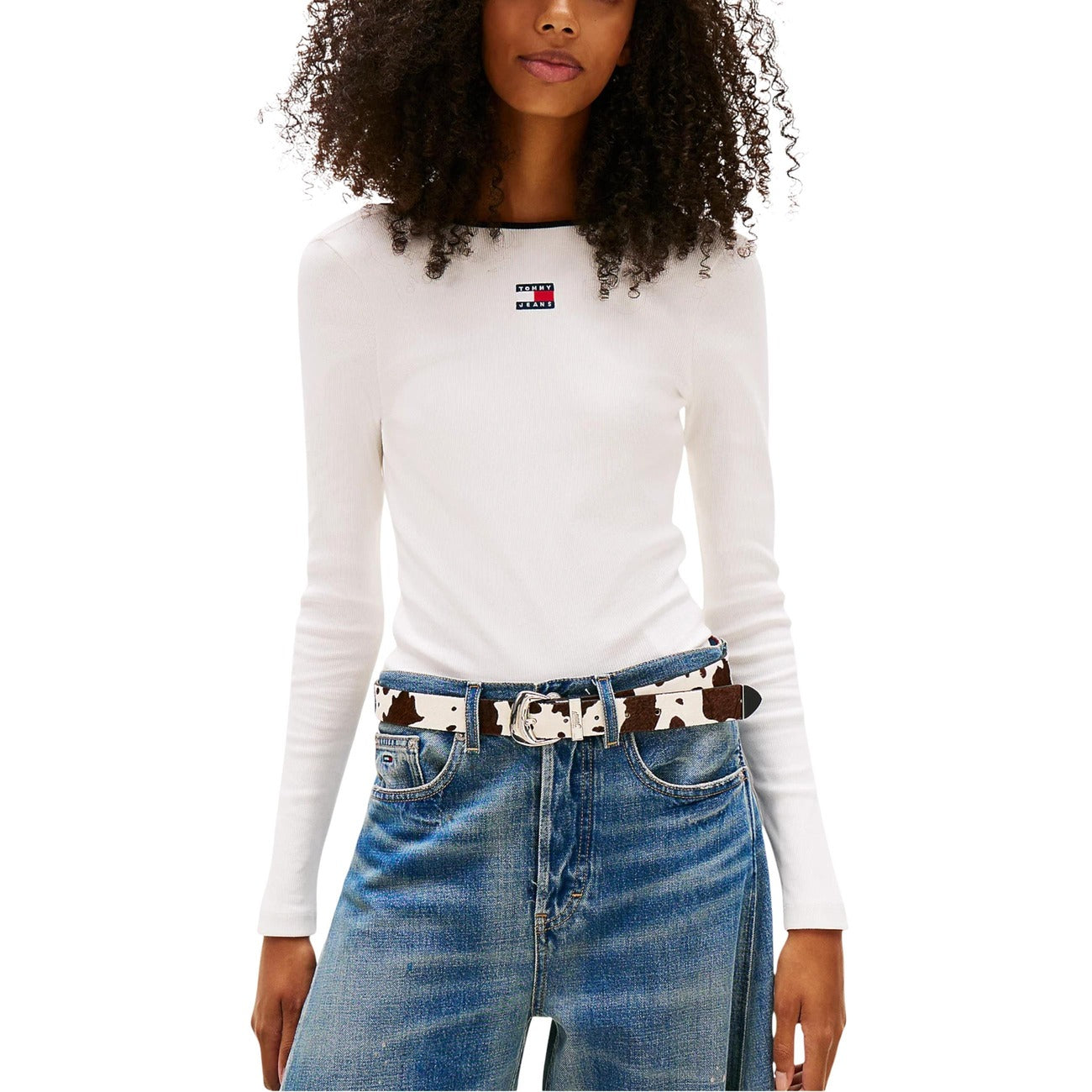 Tommy Hilfiger Jeans Strickmode Damen Schwarz
