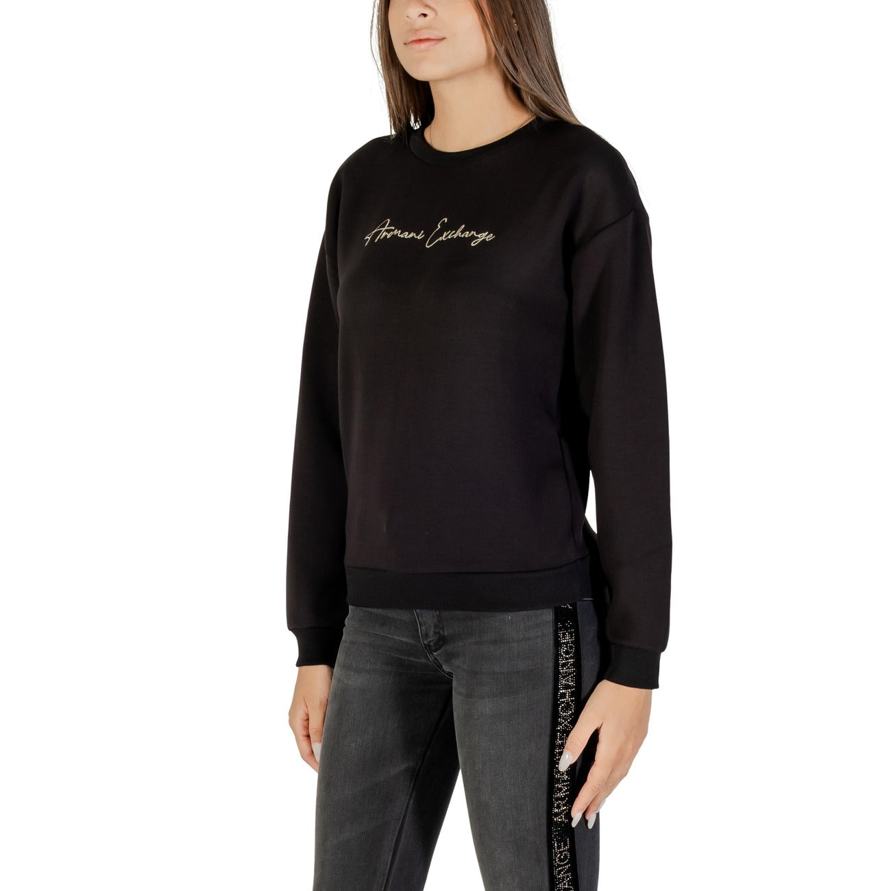 Armani Exchange Sweatshirt Damen Schwarz #2431621