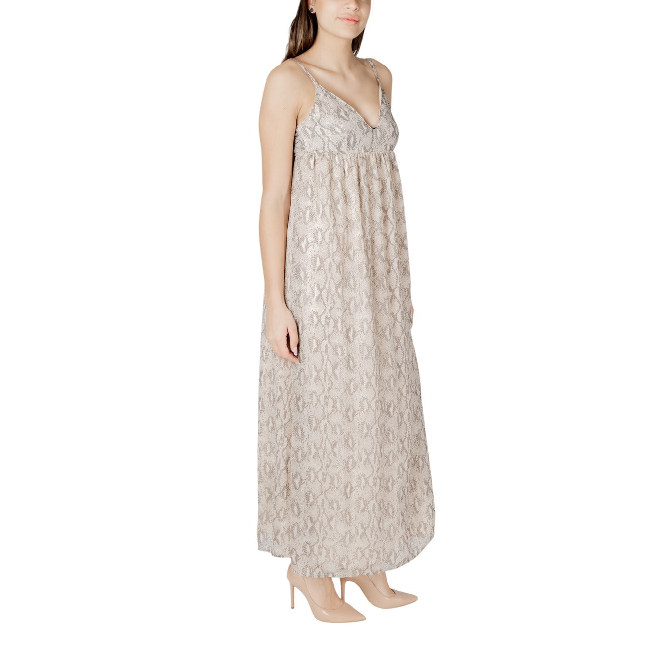 Only Kleid Damen Beige