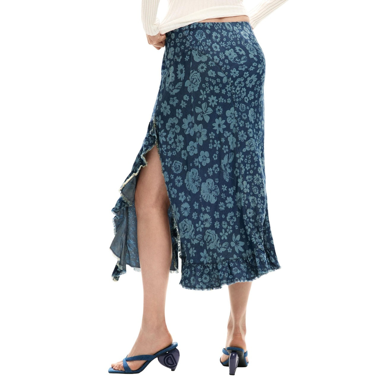 Desigual Skirt Women Blue