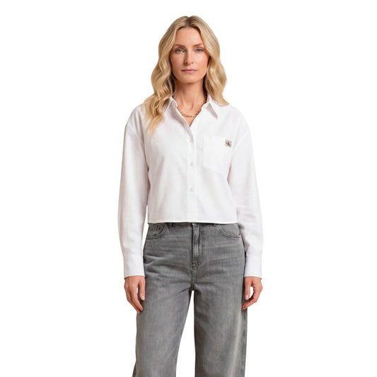 Calvin Klein Jeans Shirt Damen Weiß #2453508
