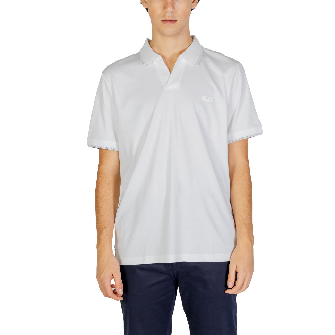 Calvin Klein Jeans Polo Top Heren Wit #2353073