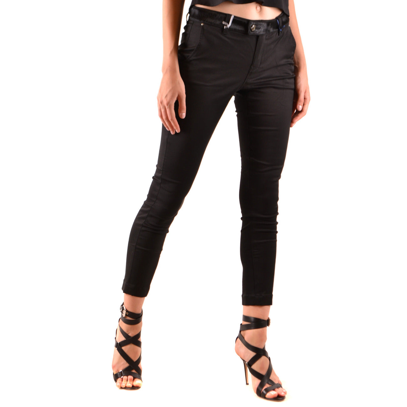 Jacob Cohen Broek Dames Zwart #2437781