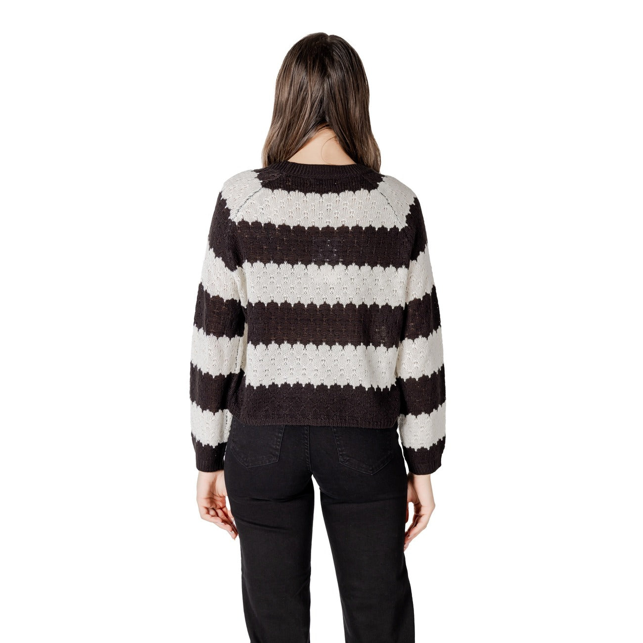 Jacqueline De Yong Strickmode Damen Schwarz