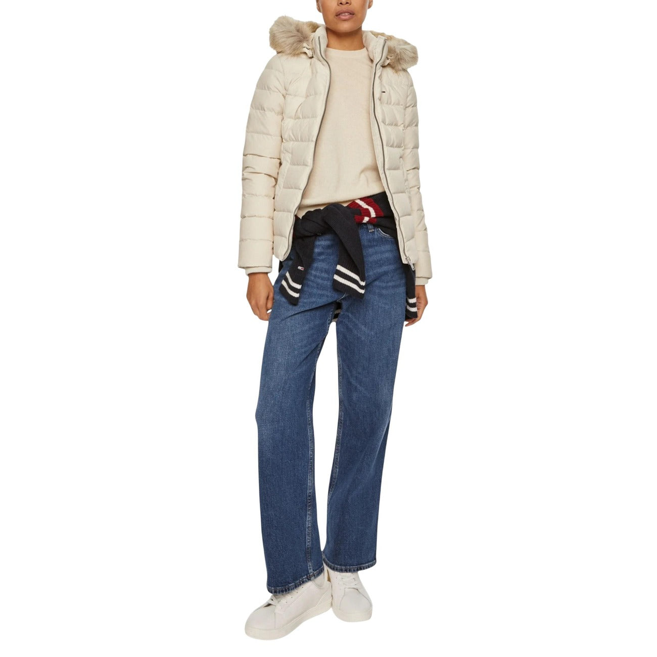 Tommy Hilfiger Jeans Windjack Dames Wit