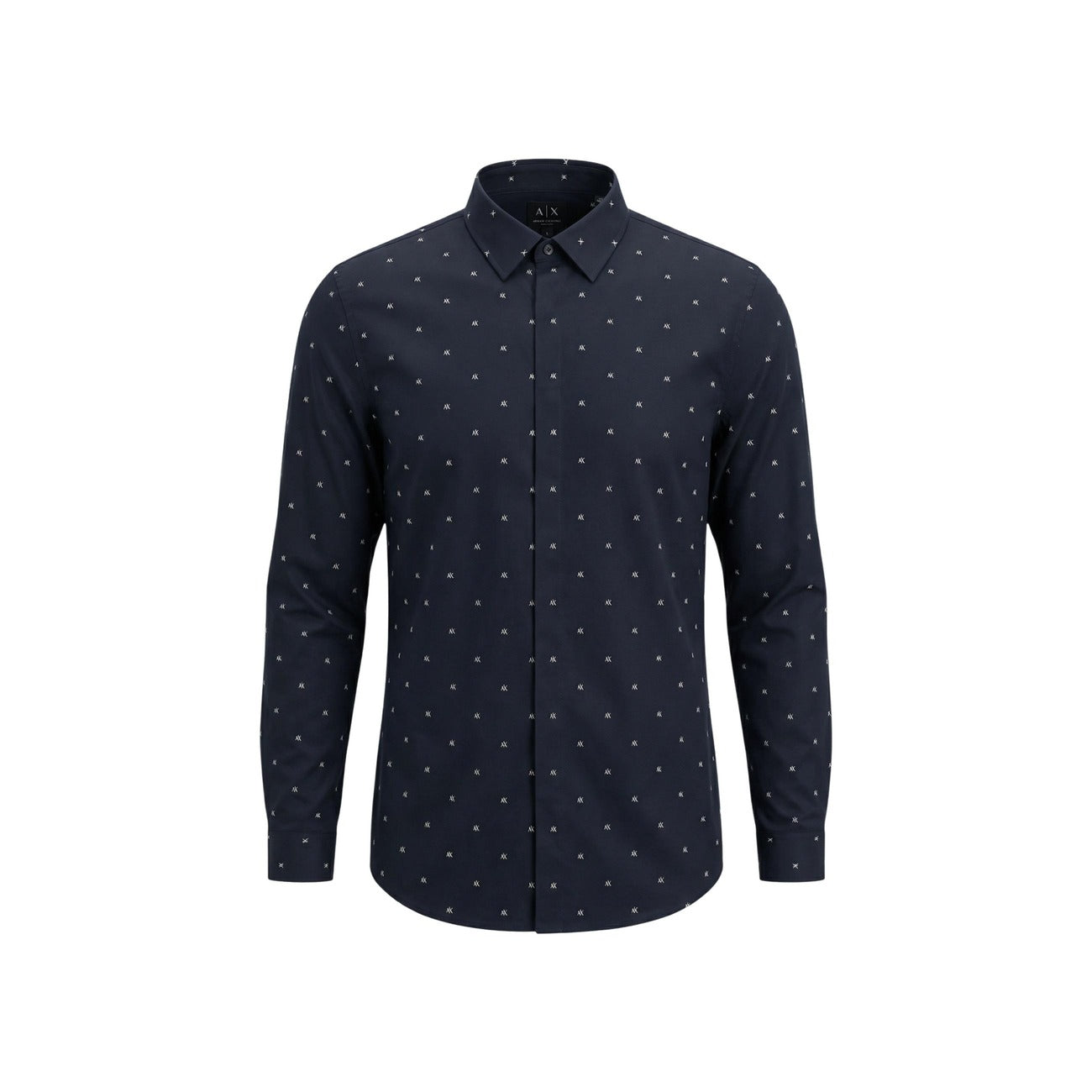 Armani Exchange Shirt Heren Blauw #2457858