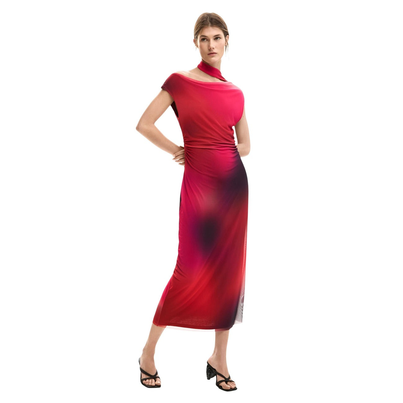 Desigual Kleid Damen Fuchsia #2453694