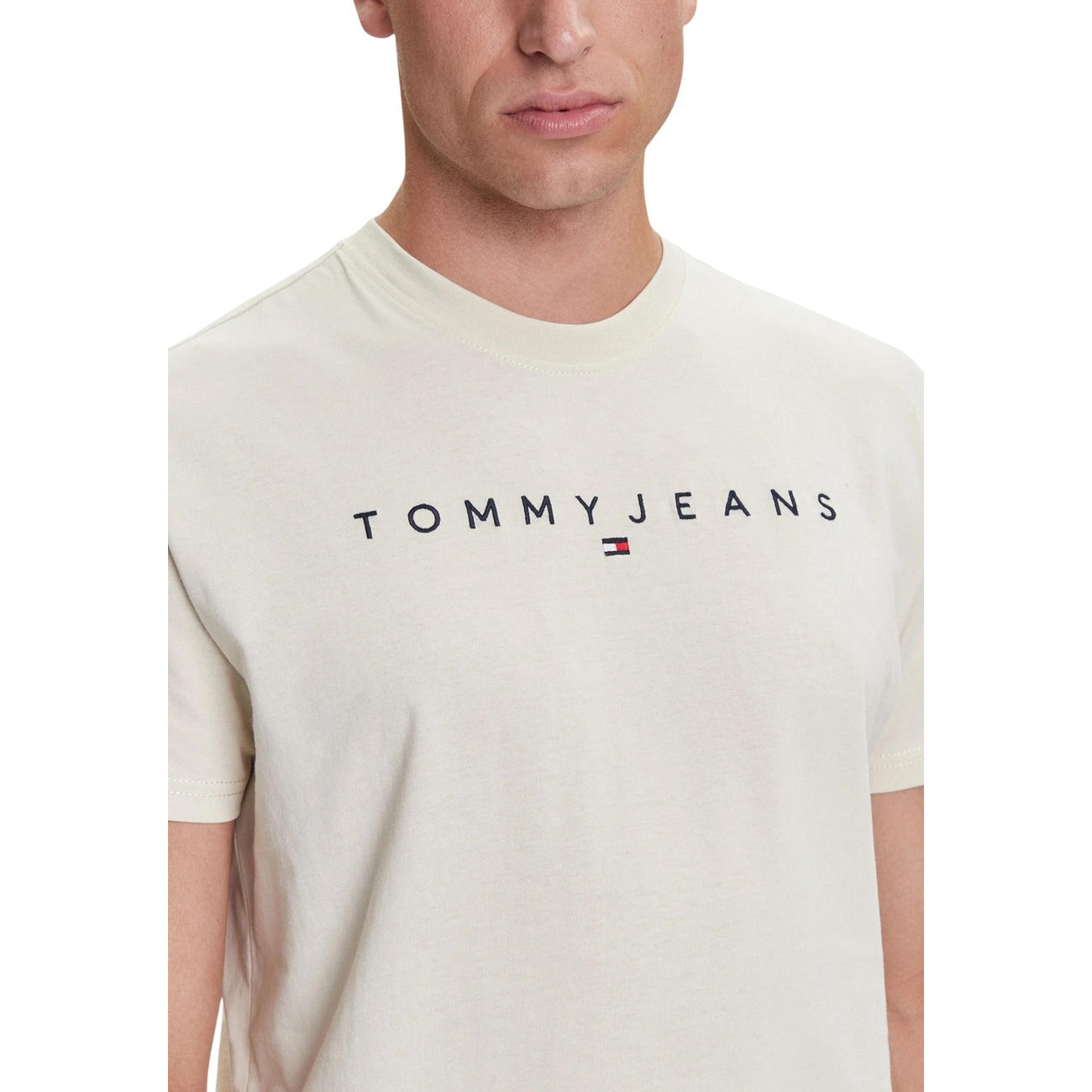 Tommy Hilfiger Jeans T-Shirt Herren Beige #2447150
