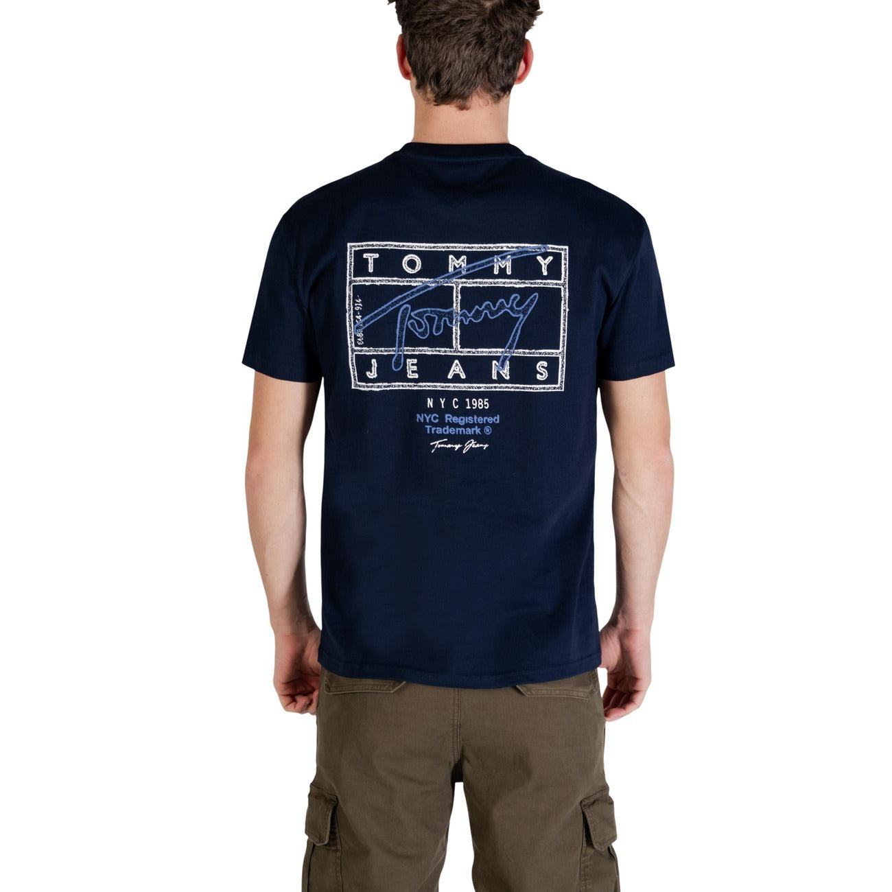Tommy Hilfiger Jeans T-shirt Heren Blauw #2470059