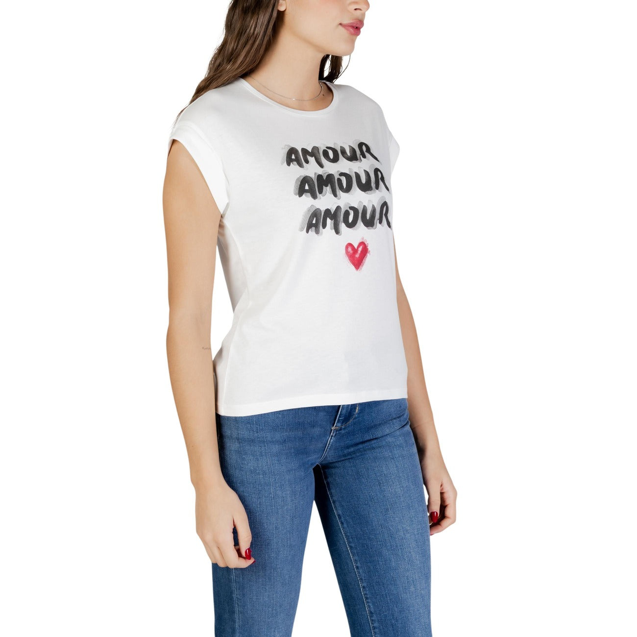 Morgan De Toi T-Shirt Damen Weiß #2450525