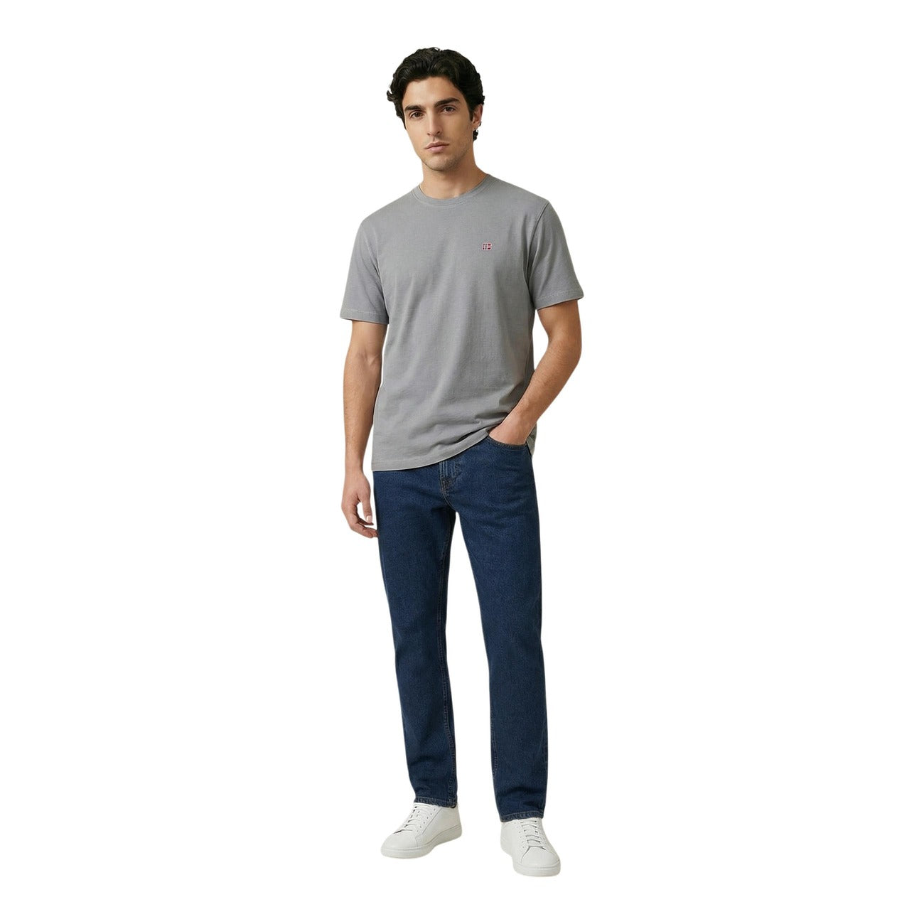 Napapijri T-Shirt Herren Grau