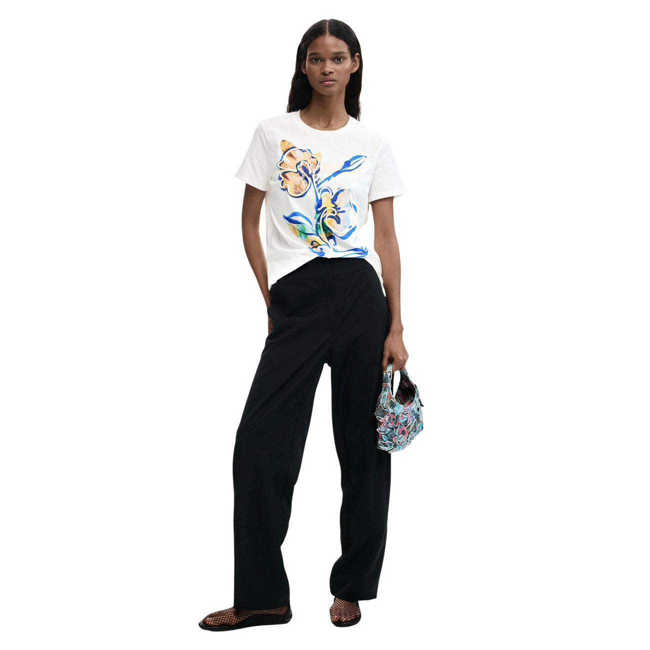 Desigual T-Shirt Damen Weiß