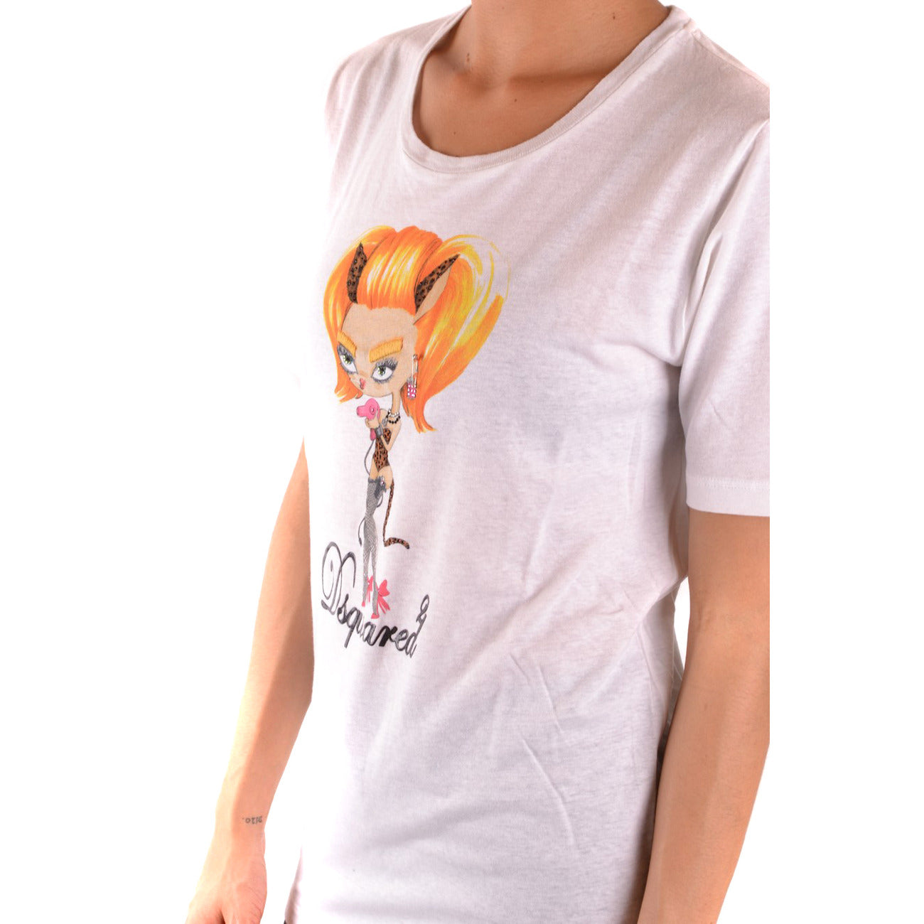 Dsquared T-Shirt Damen Weiß