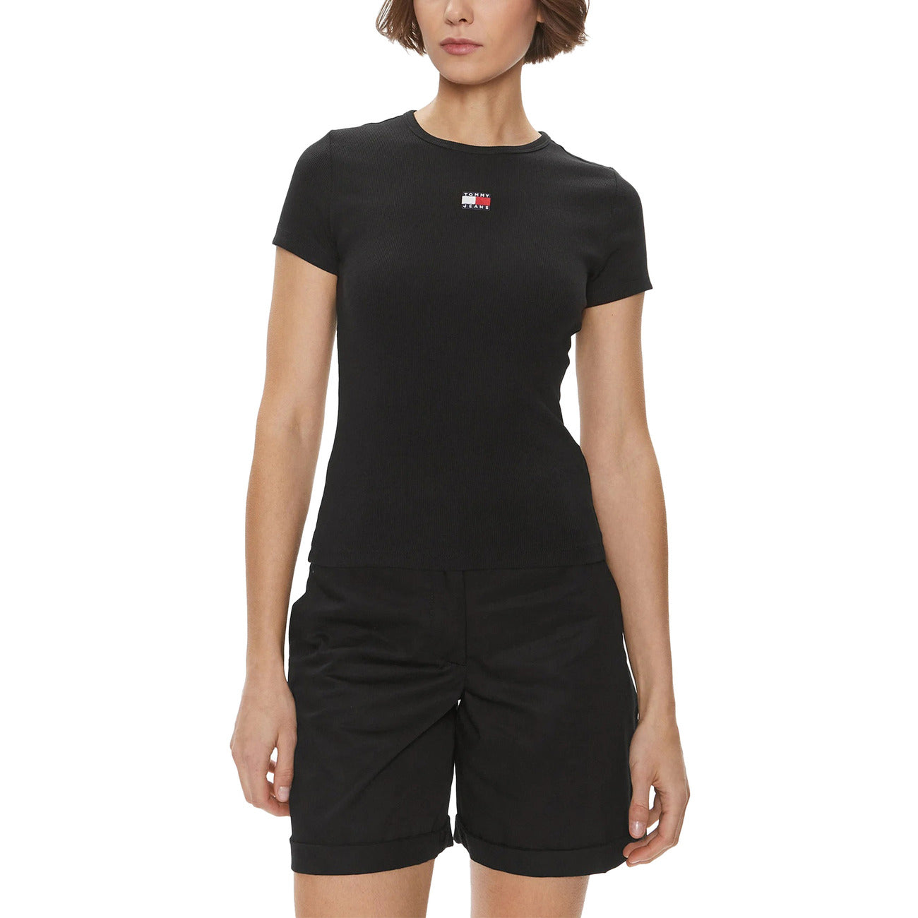 Tommy Hilfiger Jeans T-Shirt Damen Rot #2457792