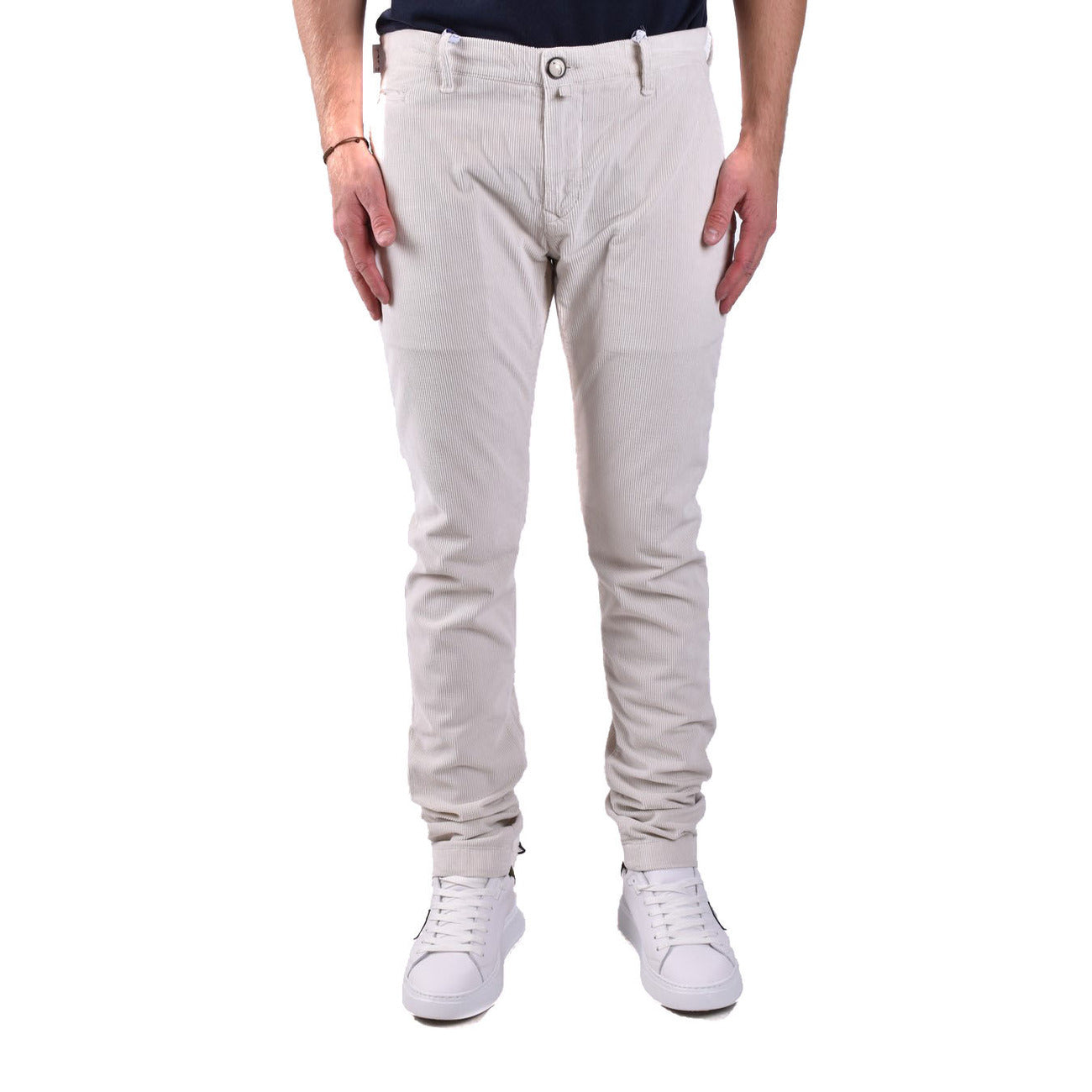 Dondup Hose Herren Weiß