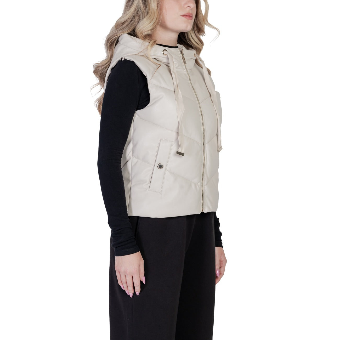 Morgan De Toi Gilet Dames Wit