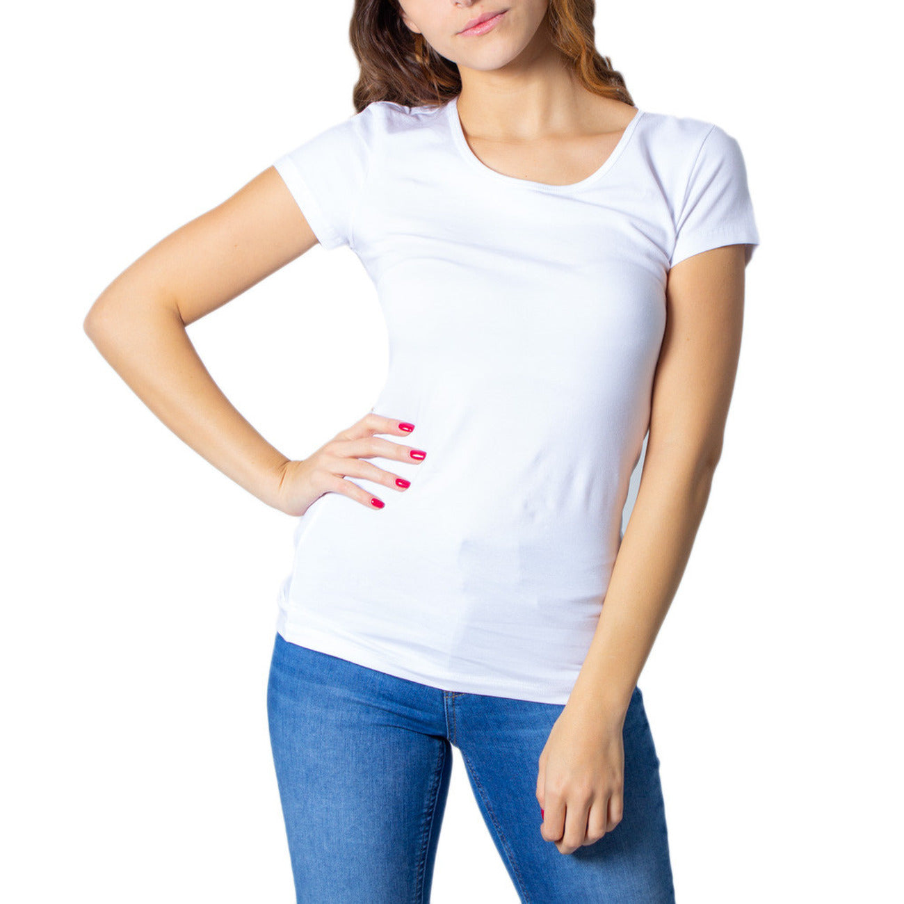 Only T-Shirt Damen Weiß #170903