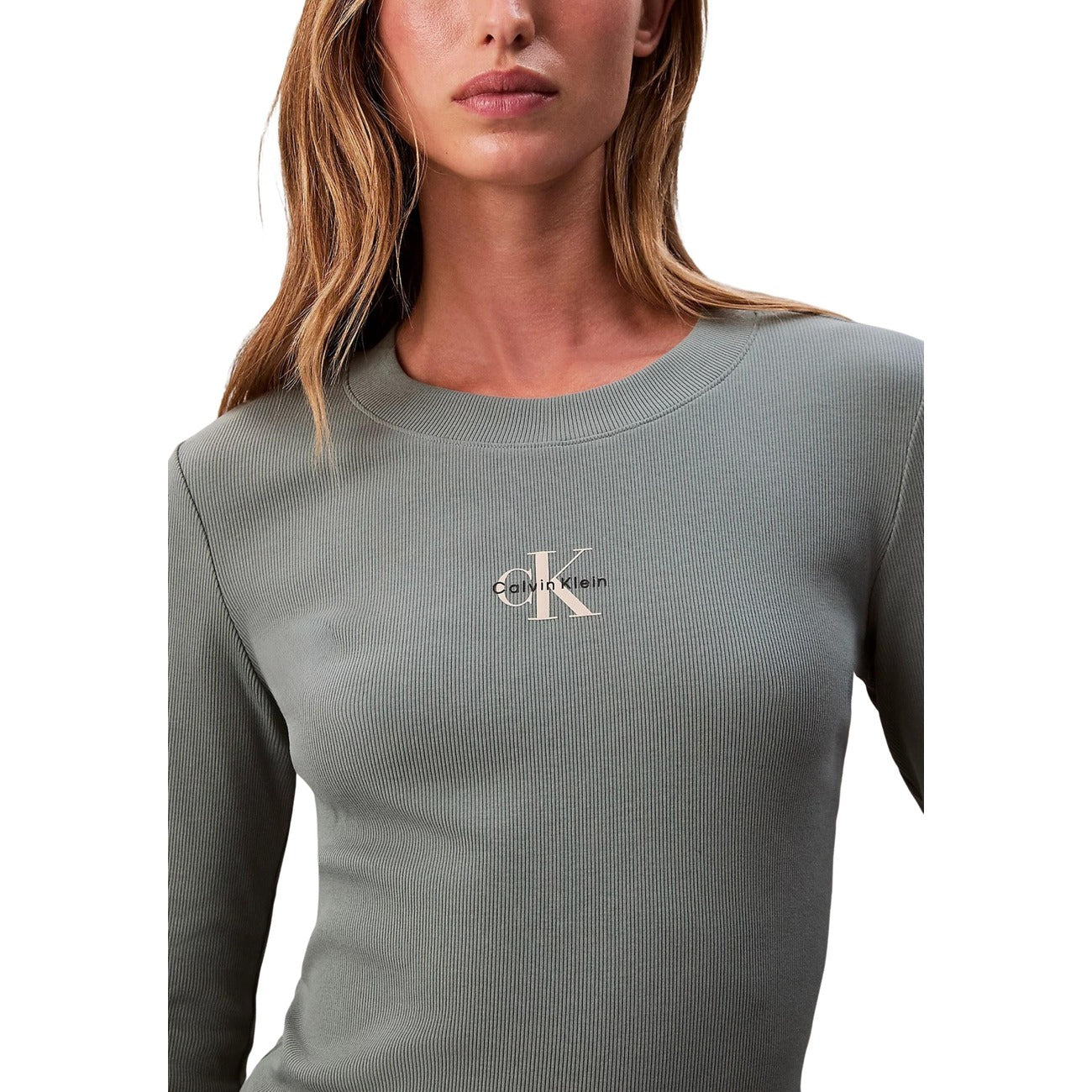 Calvin Klein Jeans Strickmode Damen Grün