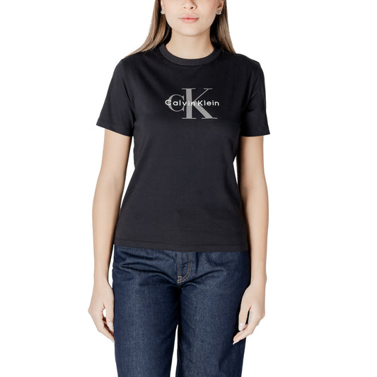 Calvin Klein Jeans T-shirt Dames Zwart #2415809