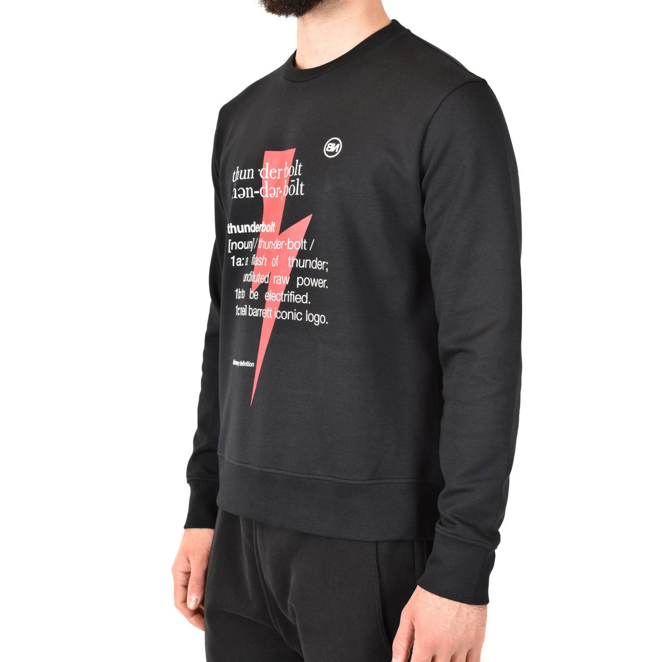 Neil Barrett Sweatshirt Heren Zwart #2430884