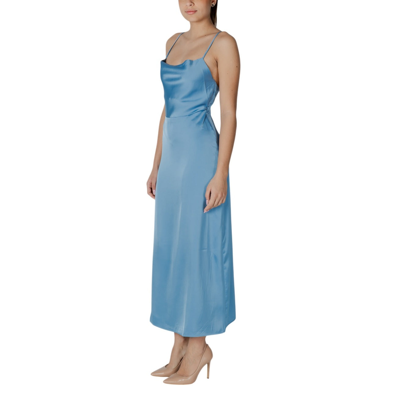 Vila Clothes Jurk Dames Turquoise