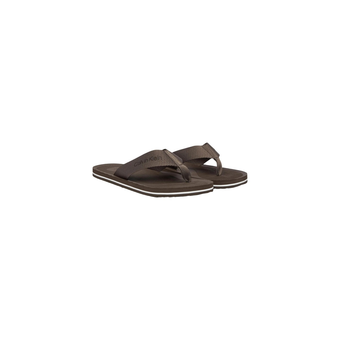 Calvin Klein Herren Slippers Braun