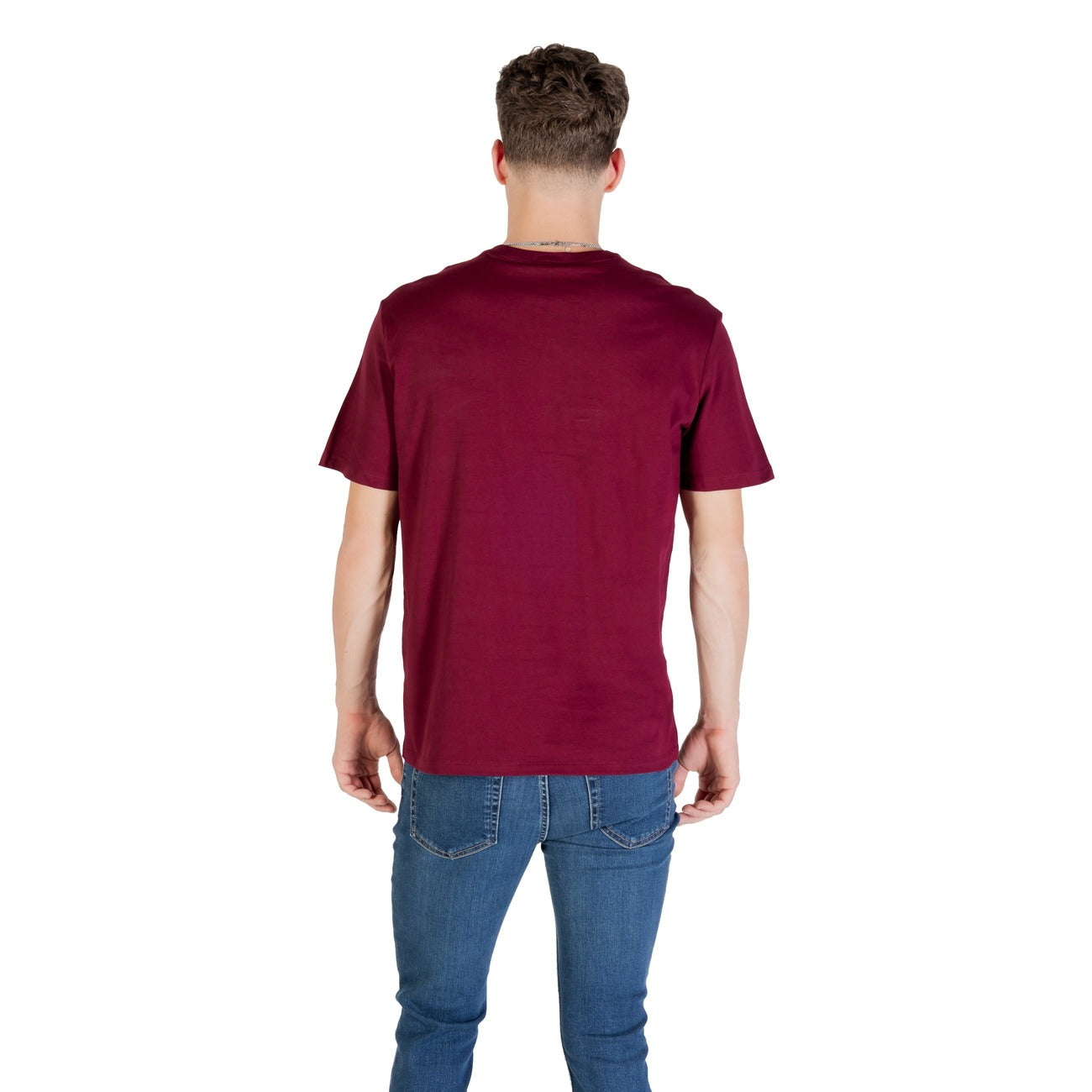 Calvin Klein Jeans T-Shirt Herren Bordeaux