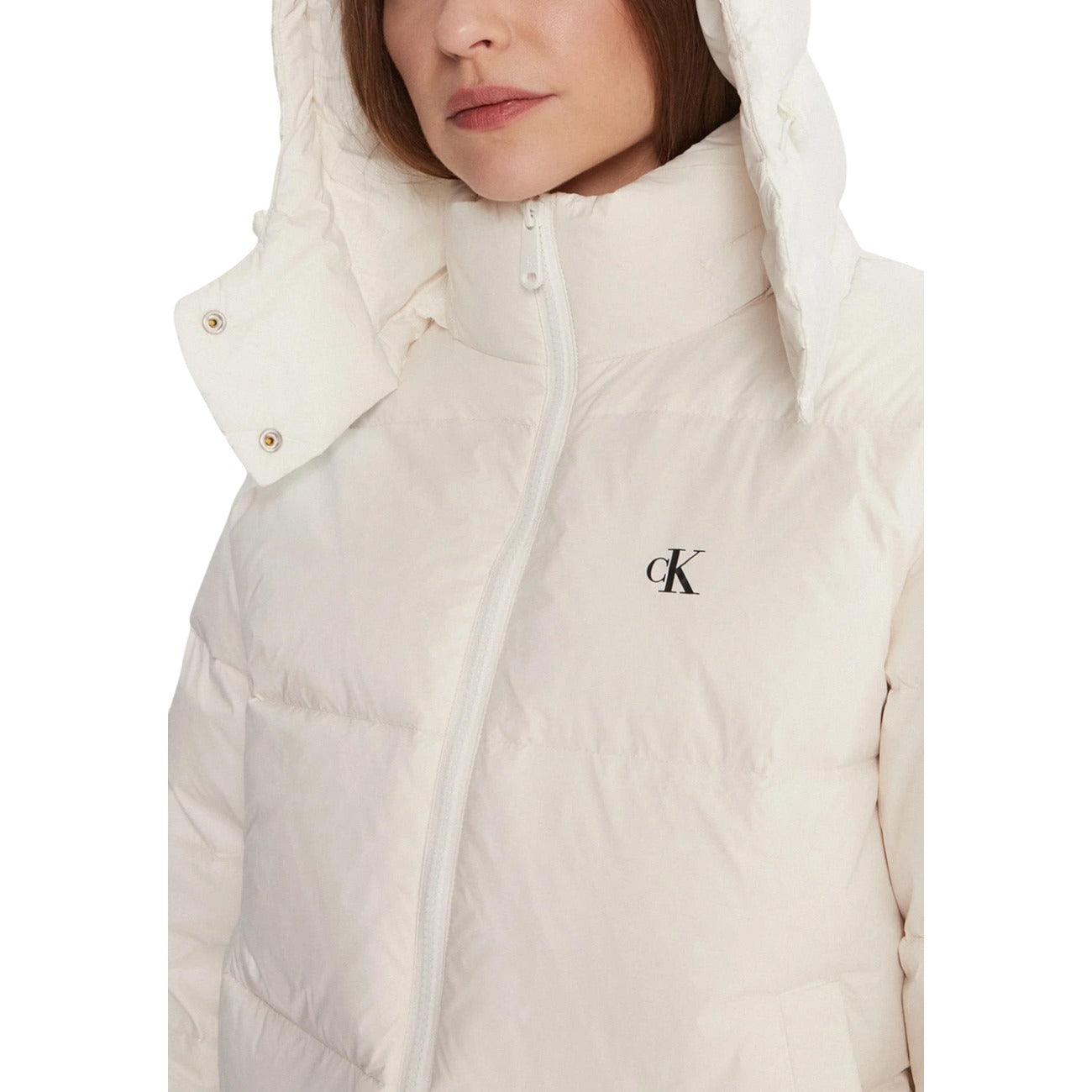 Calvin Klein Jeans Windjack Damen Weiß