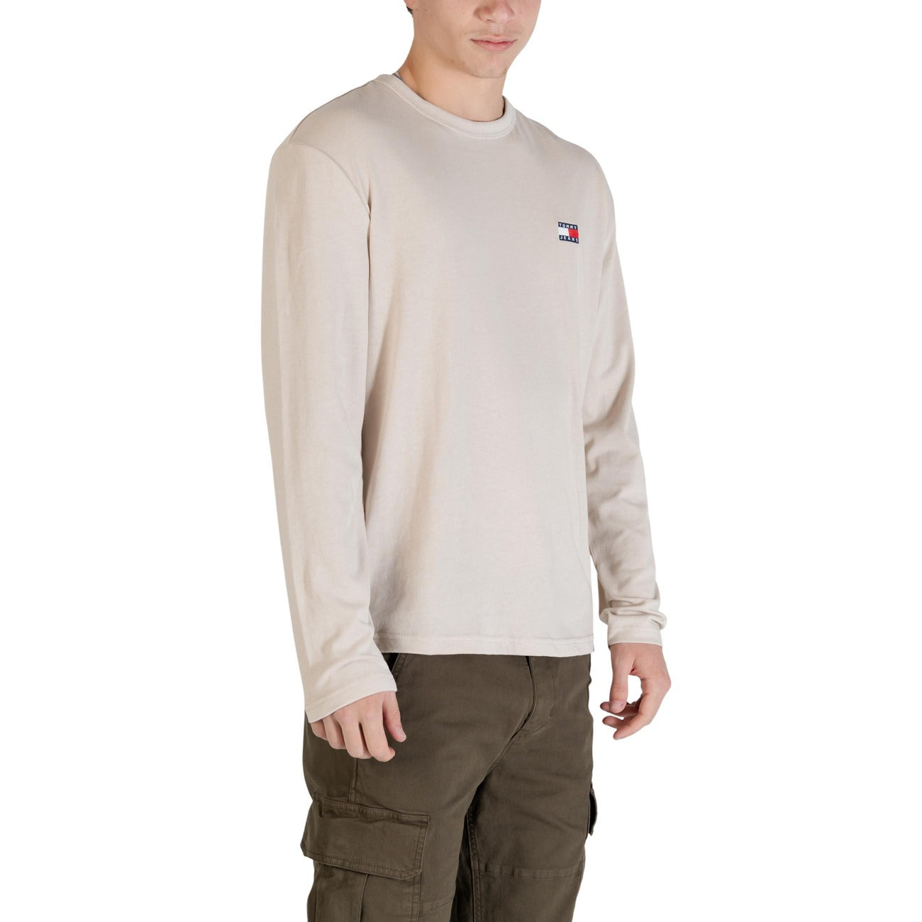 Tommy Hilfiger Jeans T-shirt Heren Beige Beige