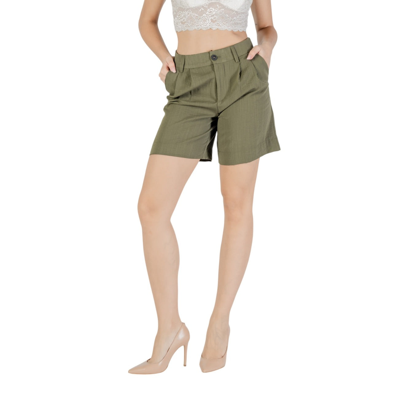 Only Shorts Damen Grün #2421428