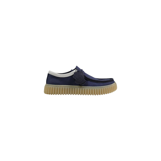 Clarks Herren Lace Ups Shoes Blau
