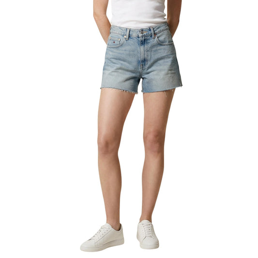 Tommy Hilfiger Jeans Shorts Damen Hellblau