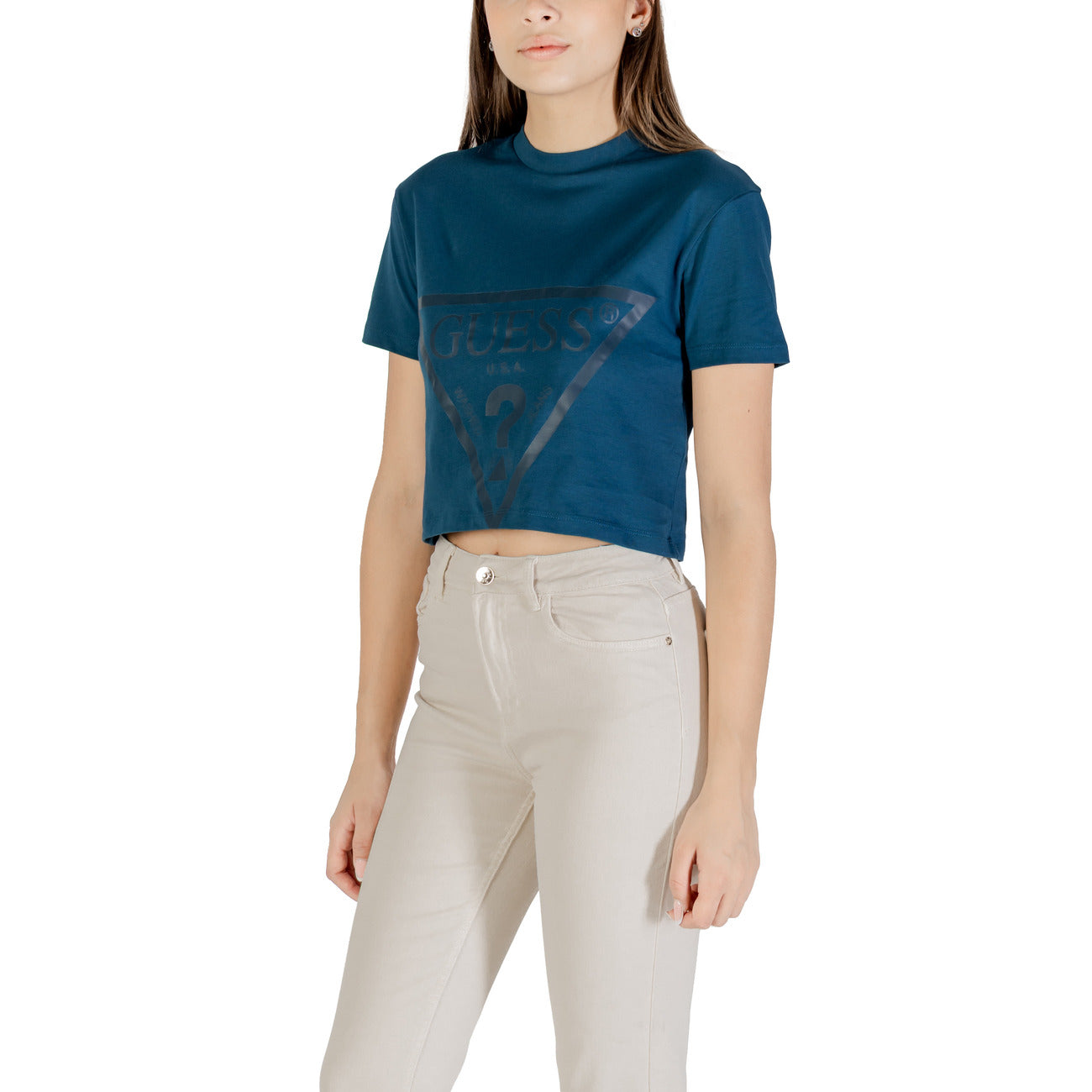 Guess Active T-shirt Dames Blauw