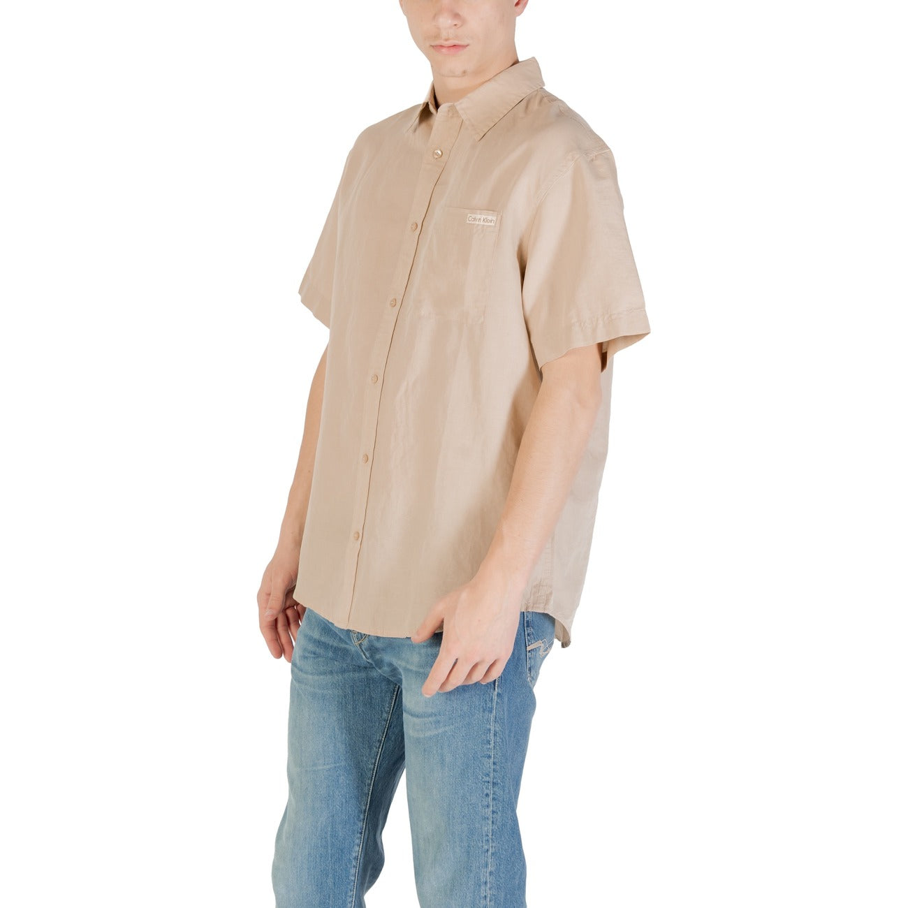 Calvin Klein Jeans Shirt Heren Beige