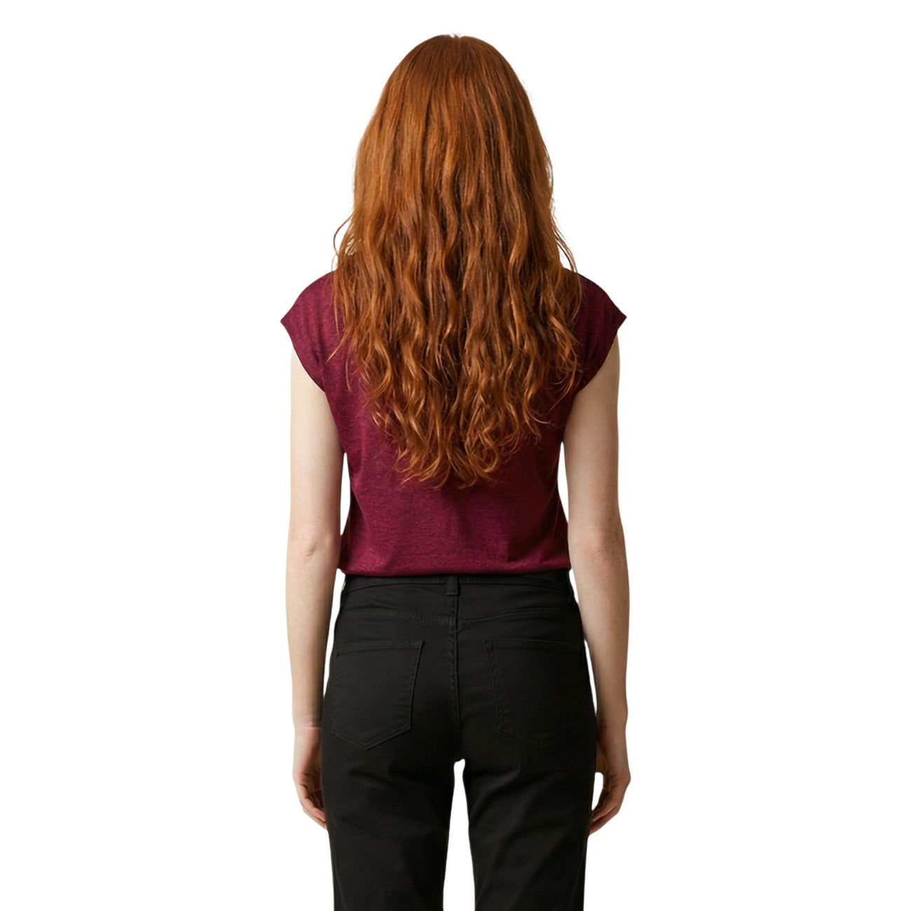 Morgan De Toi T-shirt Women Burgundy