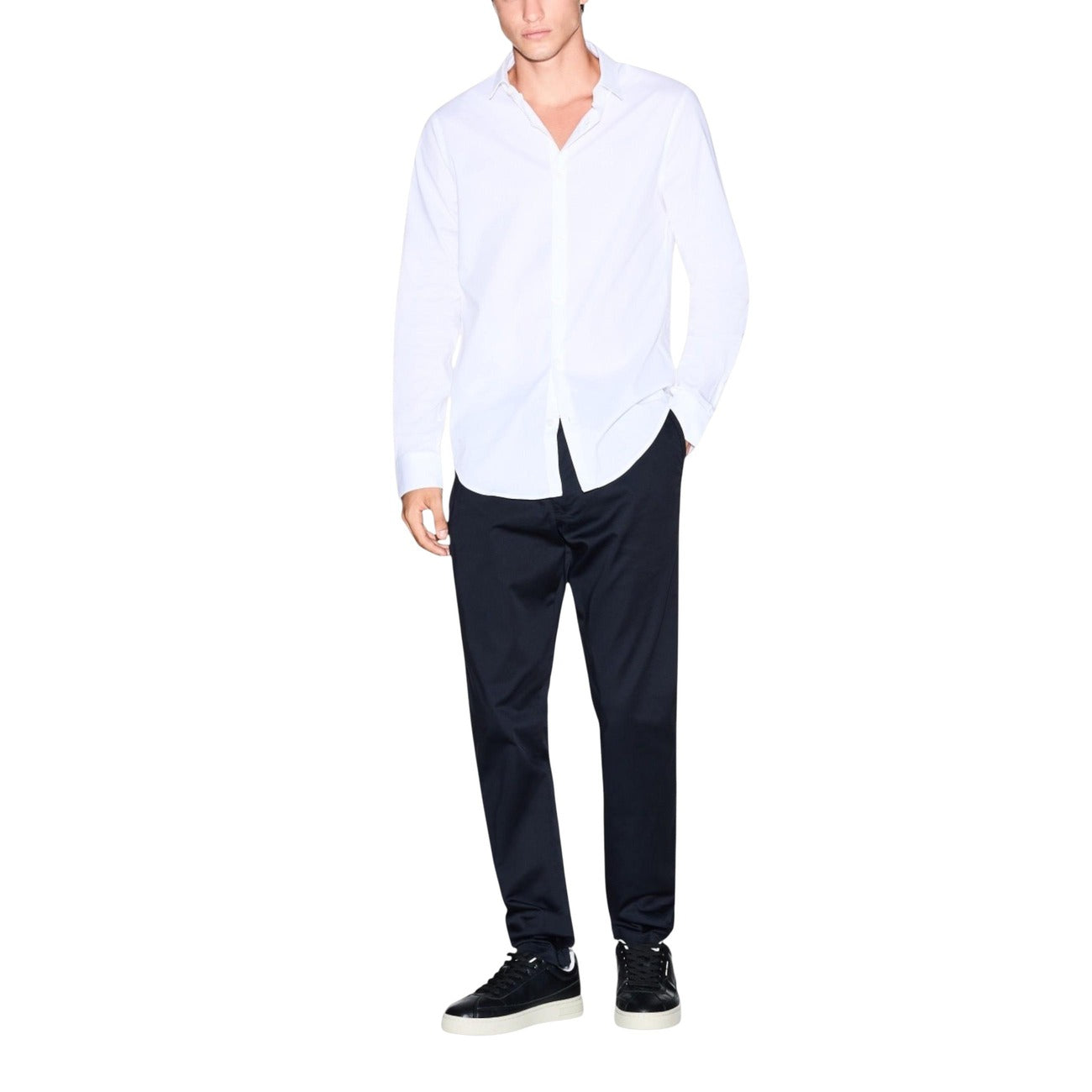 Armani Exchange Shirt Heren Wit #2205644