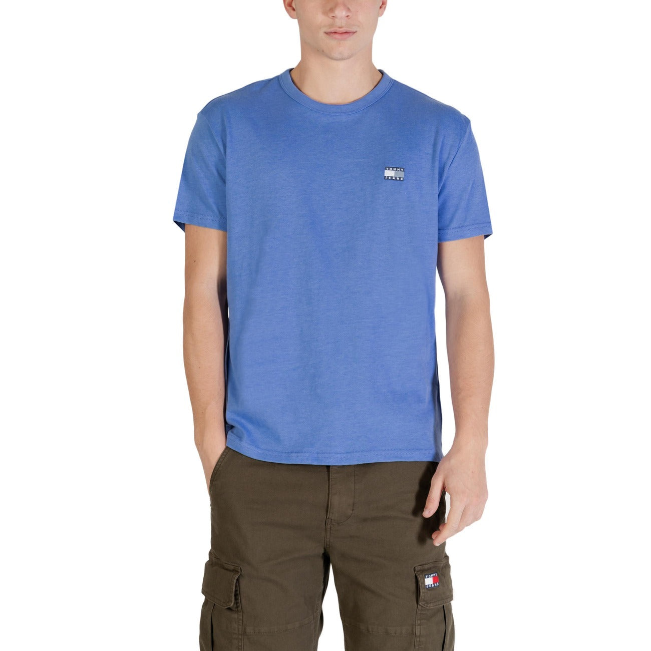 Tommy Hilfiger Jeans T-shirt Heren Lichtblauw