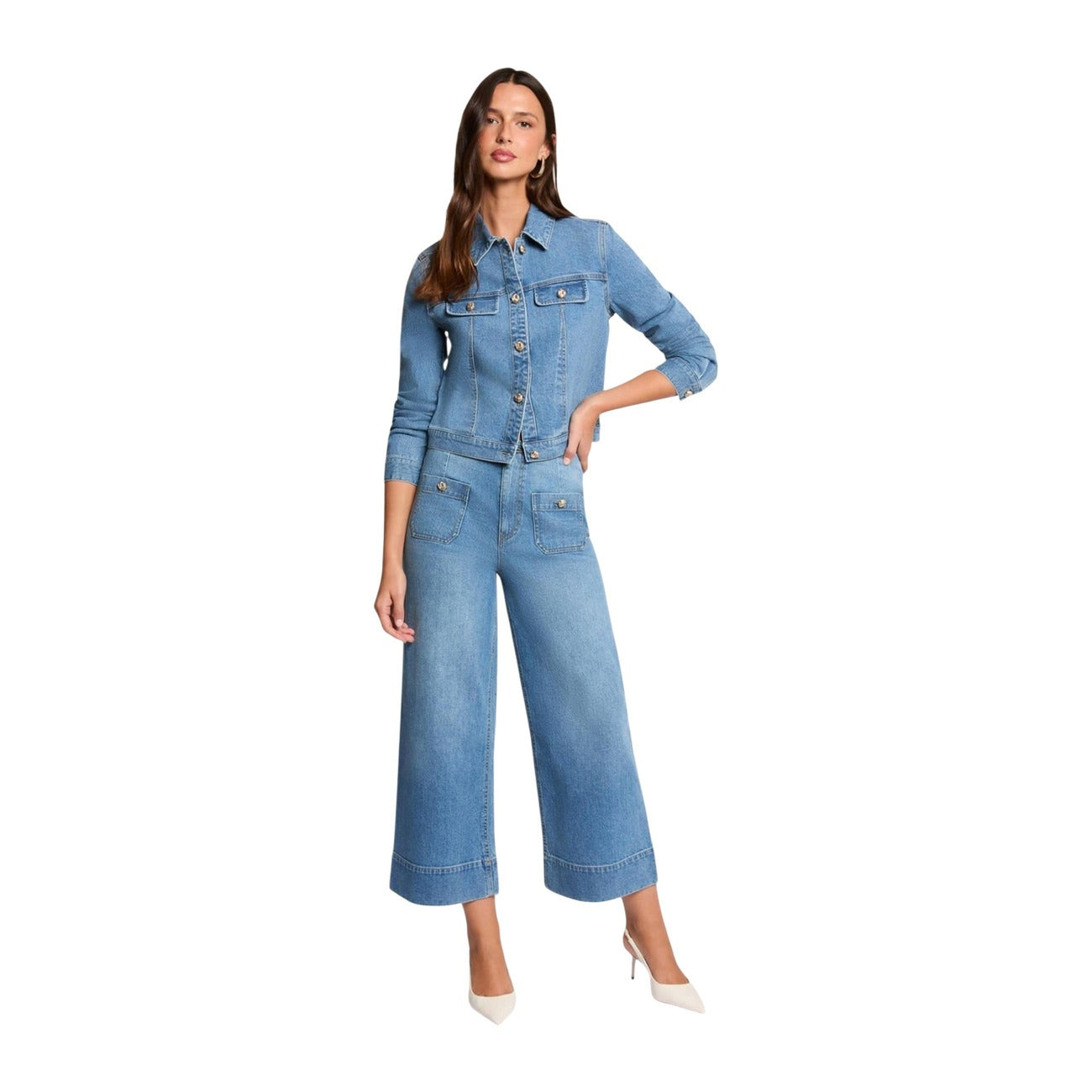 Morgan De Toi Jeans Damen Hellblau