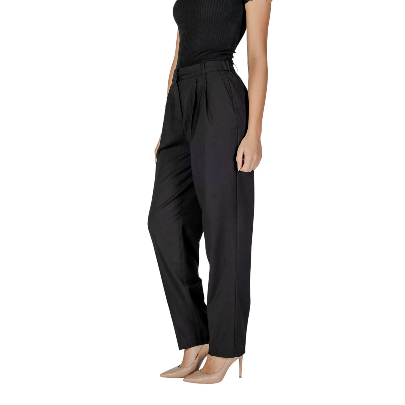 Vila Clothes Broek Dames Zwart #2359308