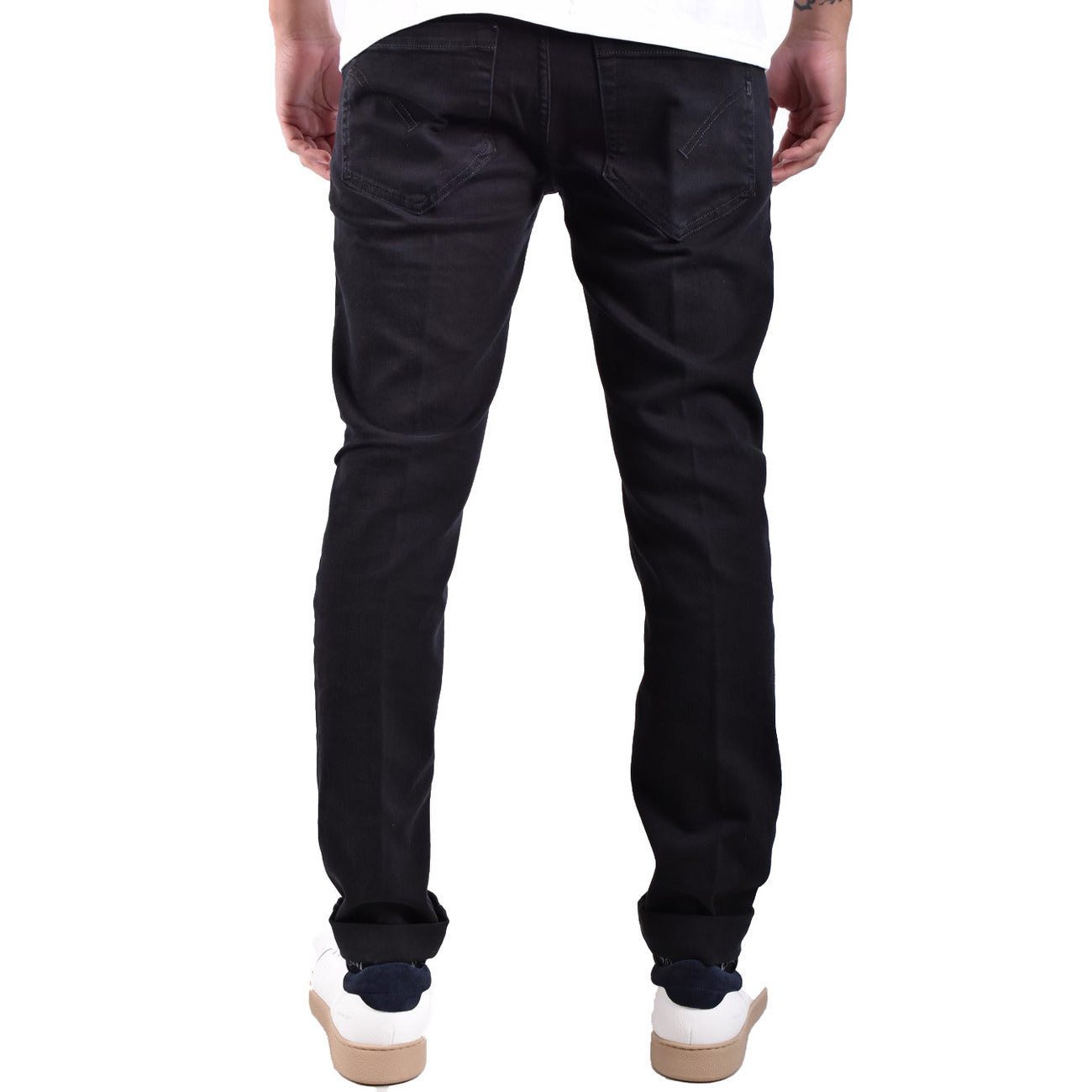 Dondup Hose Herren Schwarz