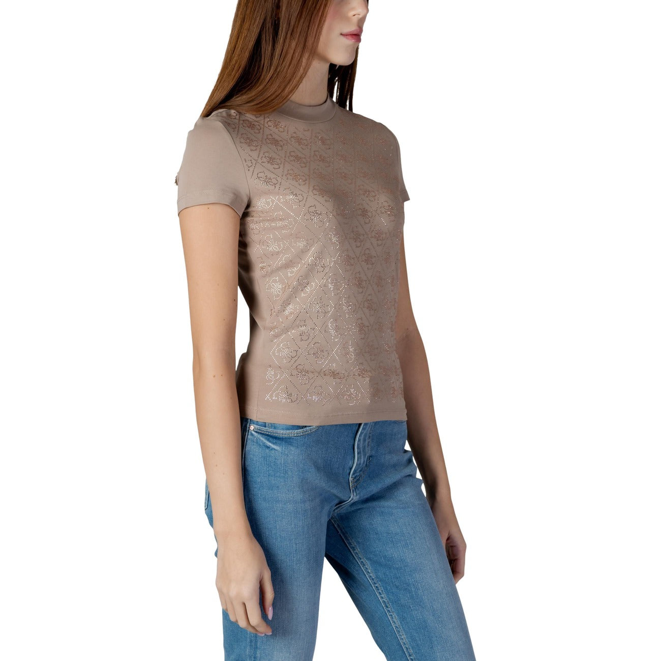 Guess T-Shirt Damen Beige #2448731