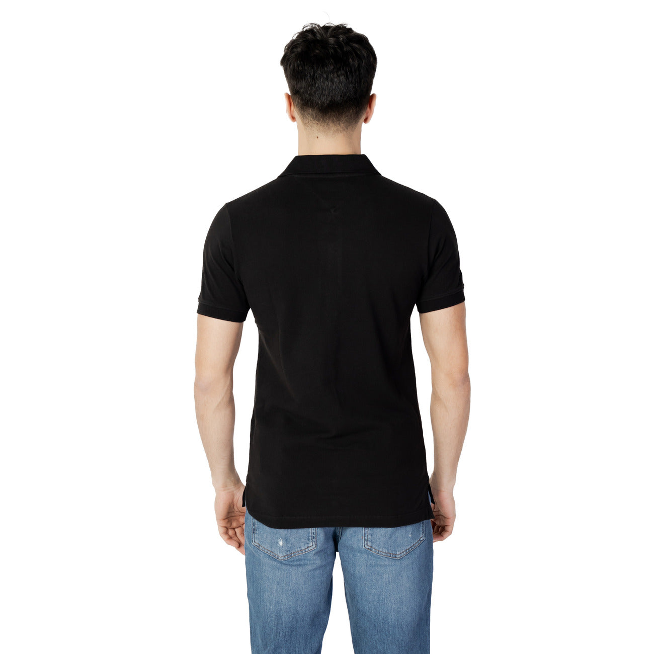 Tommy Hilfiger Jeans Polo Top Herren Schwarz