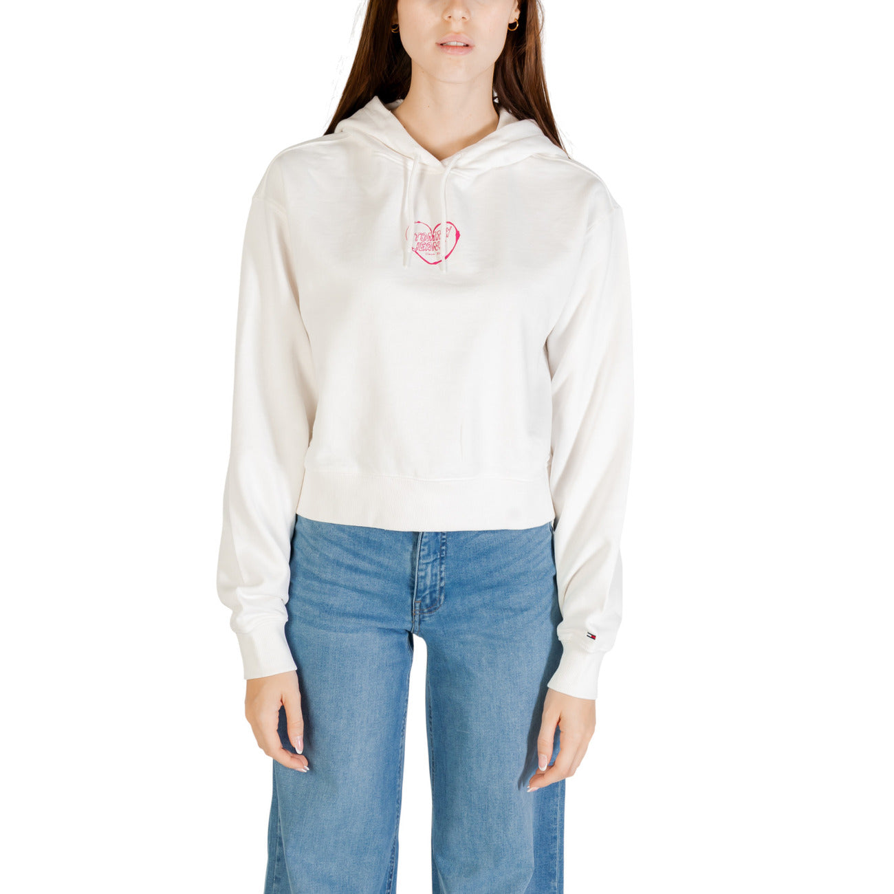 Tommy Hilfiger Jeans Sweatshirt Dames Wit #2425662