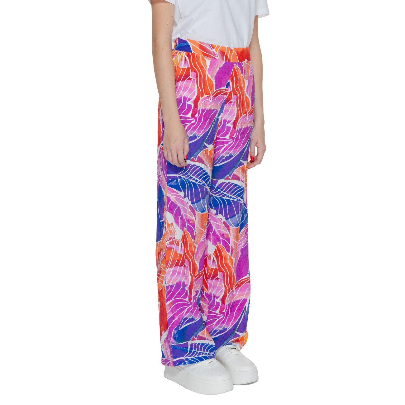 Vila Clothes Broek Dames Roze