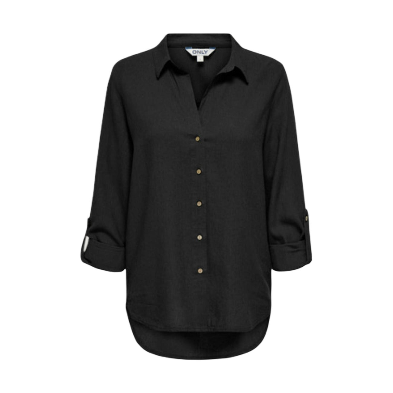 Only Shirt Damen Schwarz Schwarz