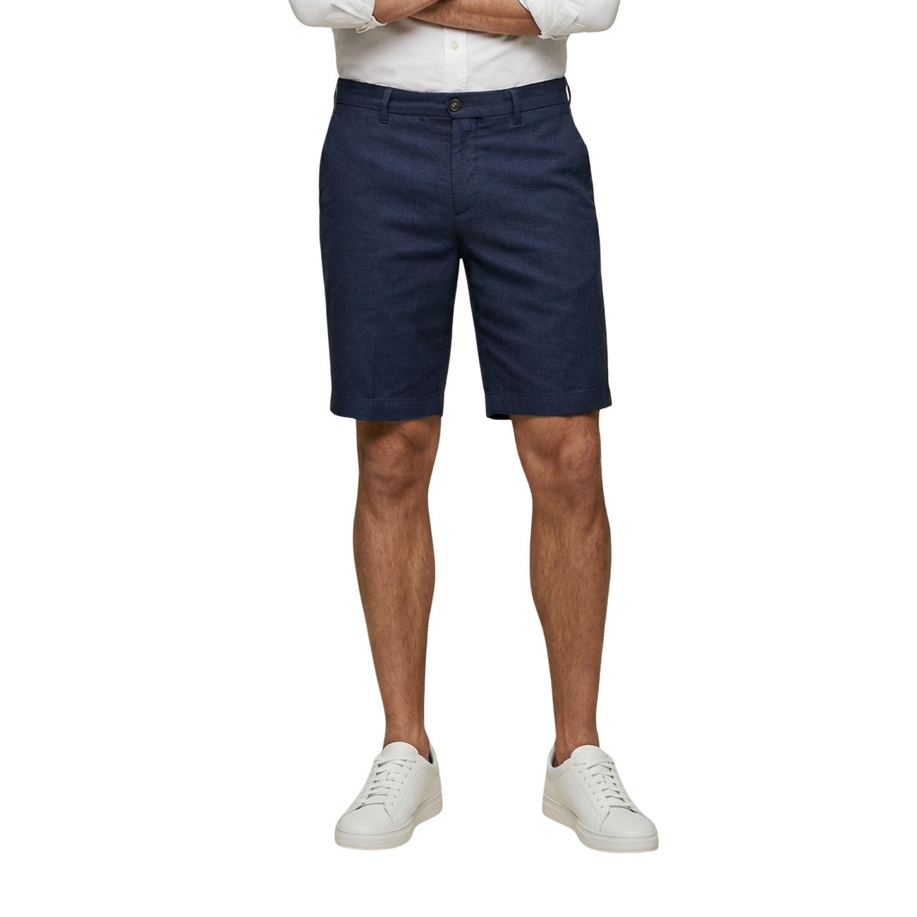 Borghese Bermuda Herren Blau