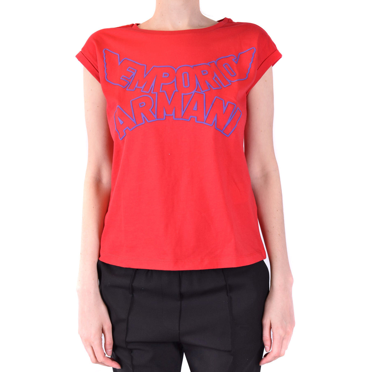 Emporio Armani T-shirt Dames Rood