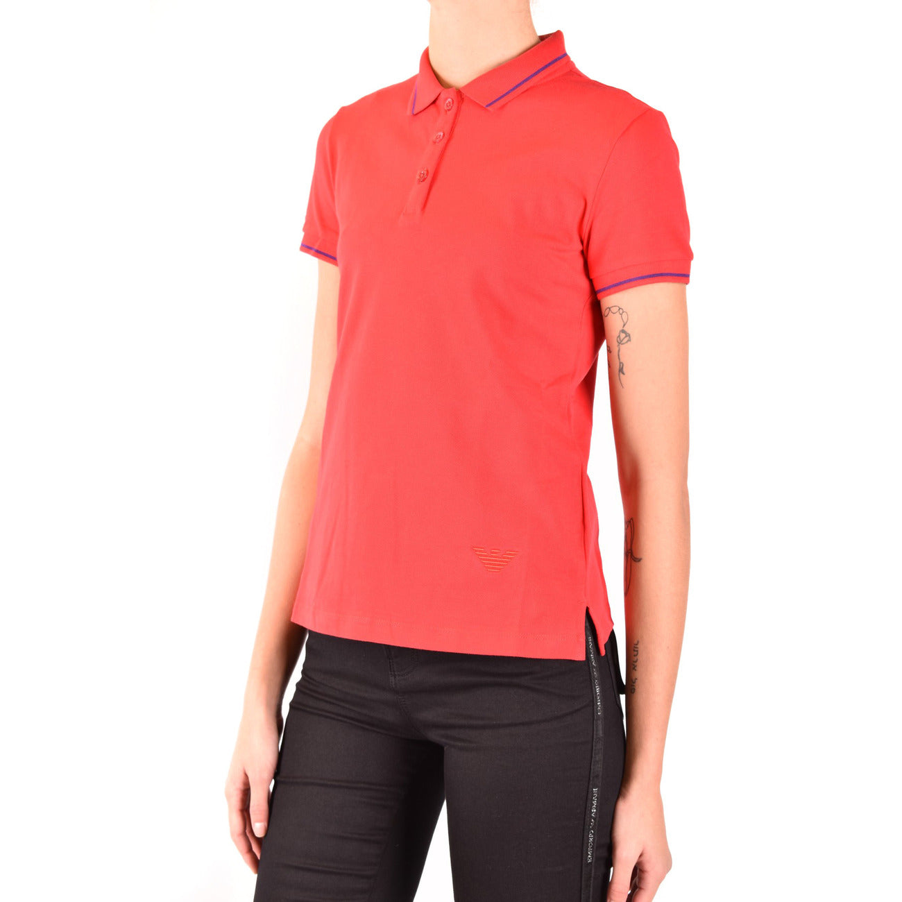 Emporio Armani Polo Top Dames Rood