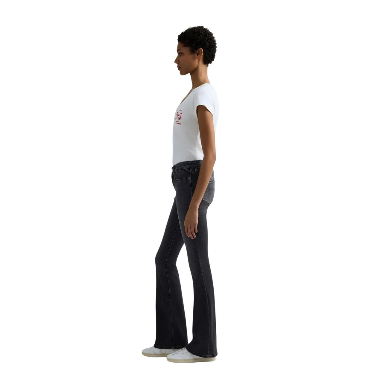 Replay Jeans Damen Schwarz
